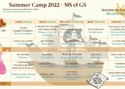 Summer camp 2022 - MS/GS - W1