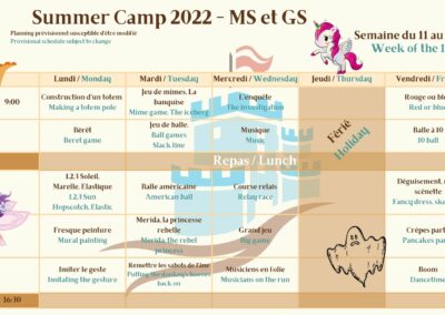 Summer camp 2022 - MS/GS - W2